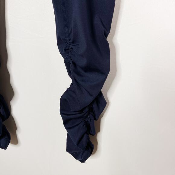 Sweaty Betty Small S Navy Blue All Day Ruched Hem 7/8 Length Leggings Workout - Picture 5 of 11